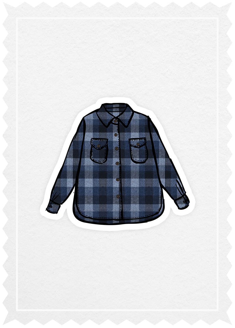 "Overshirt" in Harris Tweed