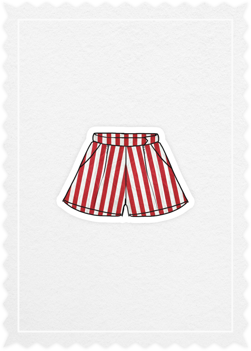 Striped 'Bermudini'