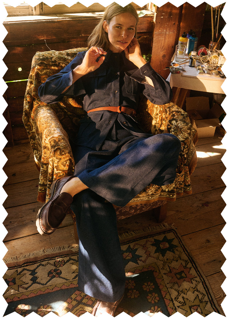 Denim "Carlotta Pants"