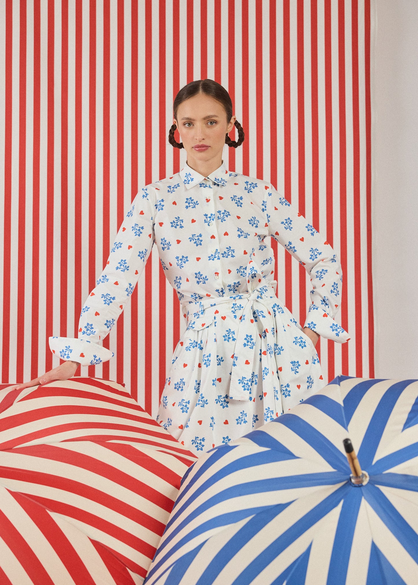 Flower Print 'Woman Shirt'