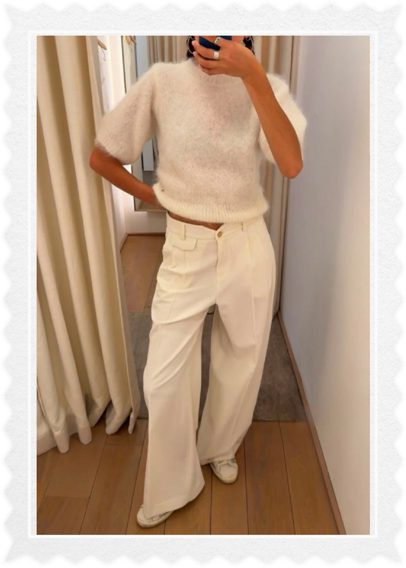 Herringbone "Franzesin Skirt"