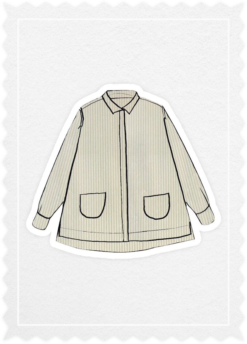 Corduroy 'Pocket Shirt'