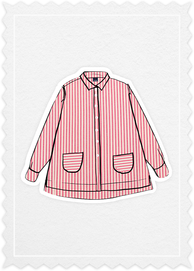 Striped 'Pocket Shirt'
