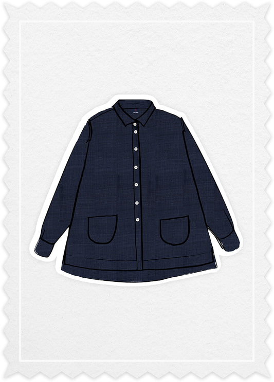 Tasar Silk 'Pocket Shirt'