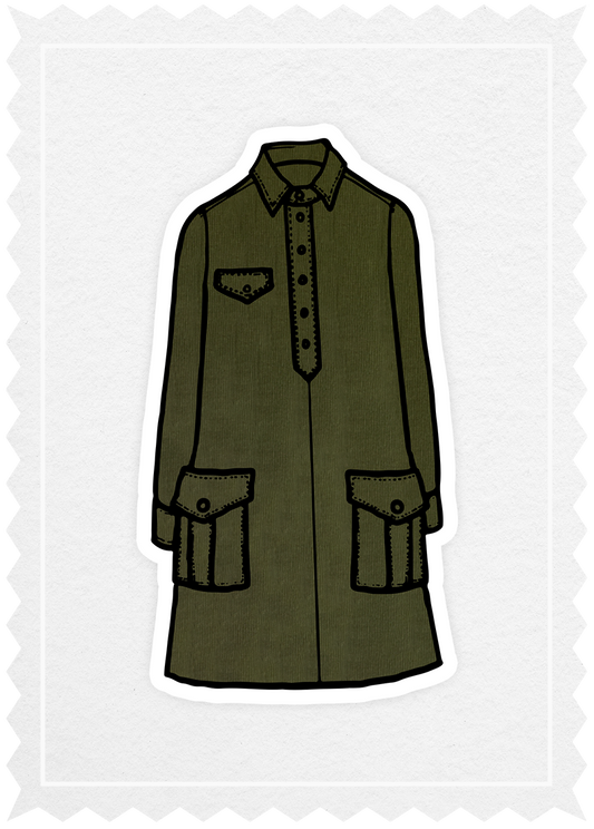 Corduroy 'Polo Dress'