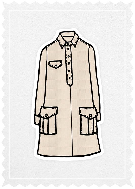 Corduroy 'Polo Dress'