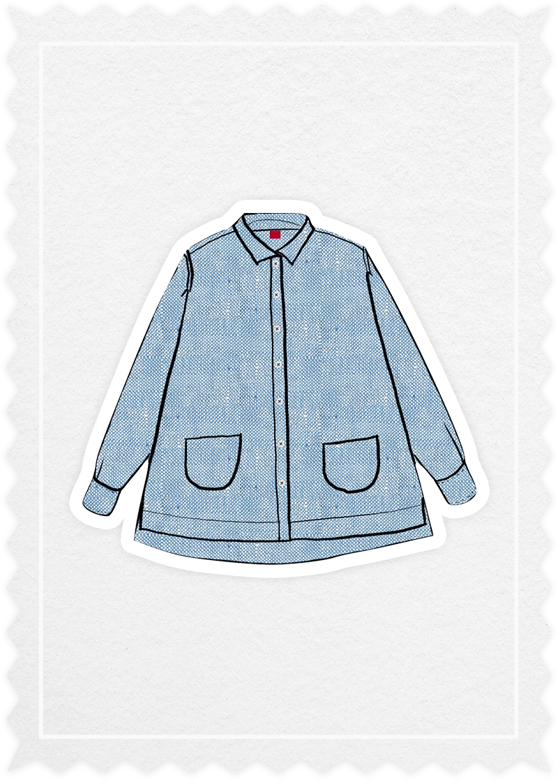 Linen 'Pocket Shirt'