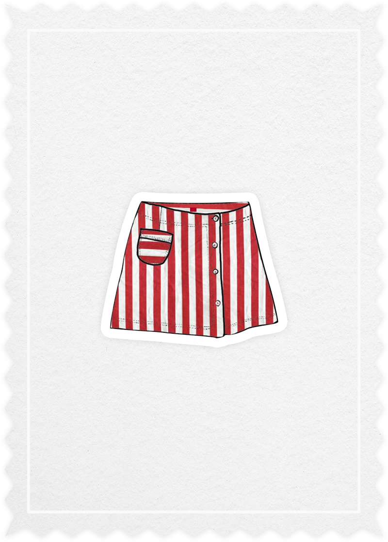 Striped 'Franzesin Skirt'