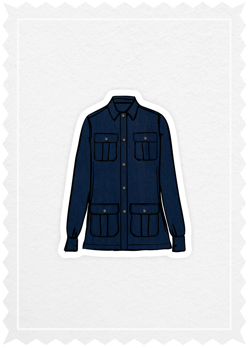 Denim "Safari Jacket"